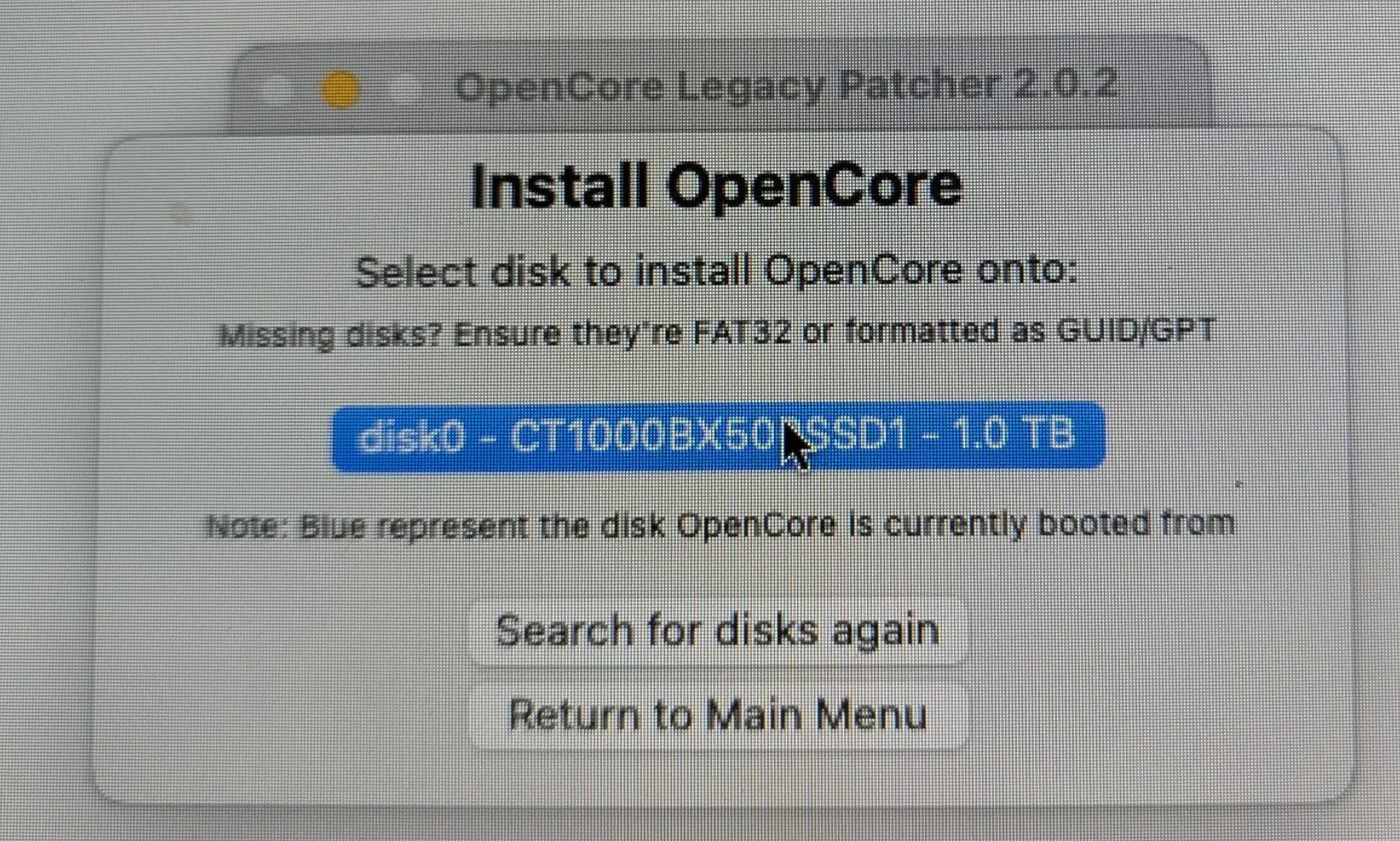 OpenCore Legacy Patcher på eldre Mac